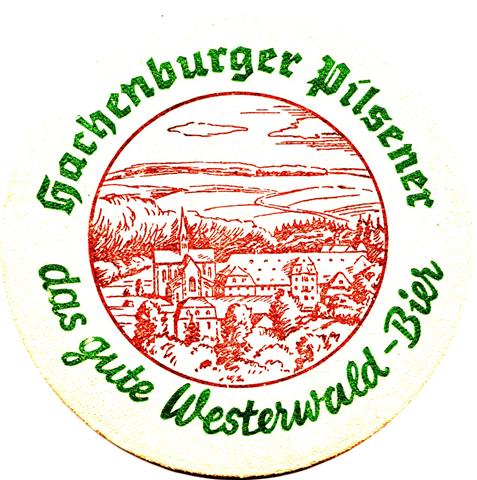 hachenburg ww-rp hachen rund 1a (215-ohne text-braungr�n)